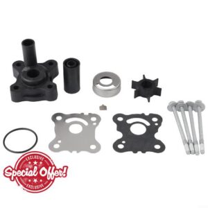 Impeller Service Kit for Honda Outboard Engine BF8D BF10D BF15D BF20D for Replaces 06192-ZW9-A32 High Flow Cooling