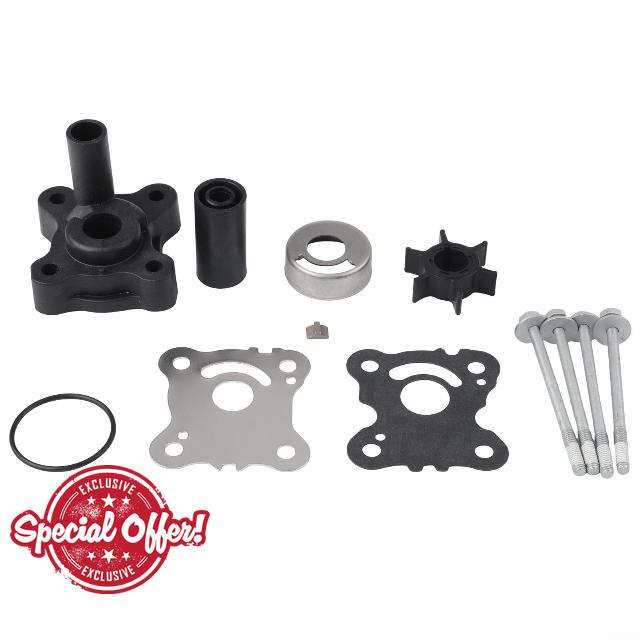 Impeller Service Kit for Honda Outboard Engine BF8D BF10D BF15D BF20D for Replaces 06192-ZW9-A32 High Flow Cooling