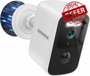 2K 3MP Wireless Security Camera Outdoor-Free Cloud Storage