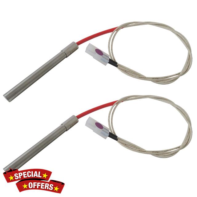 [New 2 Pack Hot Rod Igniter Kit Replacement for Pit Boss Austin XL/pro Series/ 820 850 1150 Grills