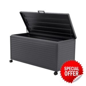 MIRADOR 776 Litre Outdoor Storage Box with Wheels & Soft-Close Lid