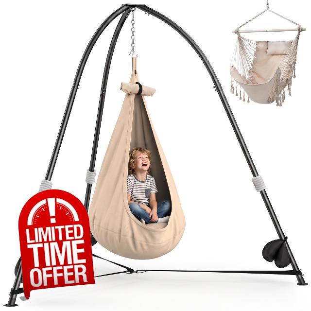 Trekassy 2-in-1 Hammock Chair with Stand