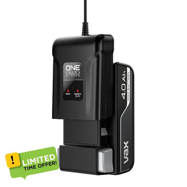 Vax Genuine 4.0Ah Battery and Charger Kit