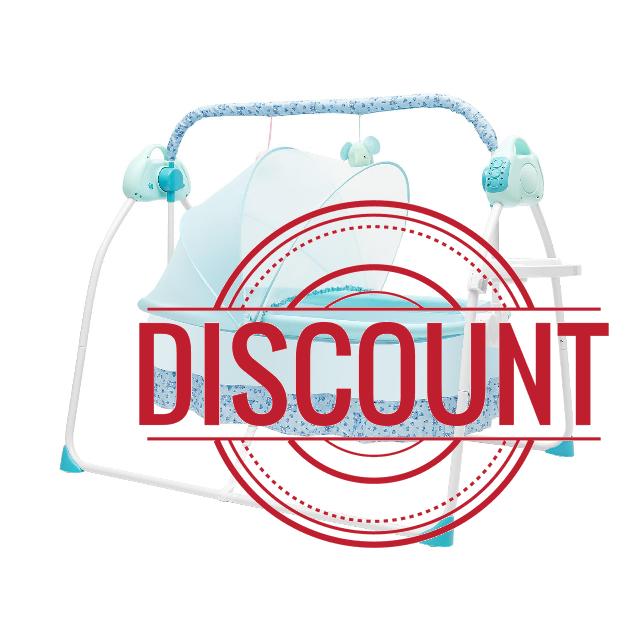 Electric Baby Swing Cradle with Bluetooth & 5 Swing Speeds