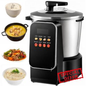 900W Electric Swallow Food Maker with 8L Non-Stick Pot                                                          8L large capacity fufu machine with LED touch screen & timer