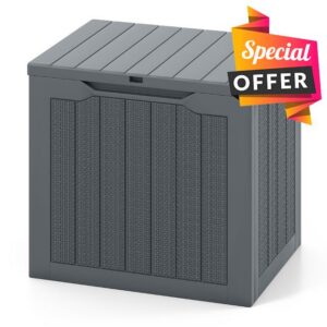 TANGZON Lockable Garden Storage Box