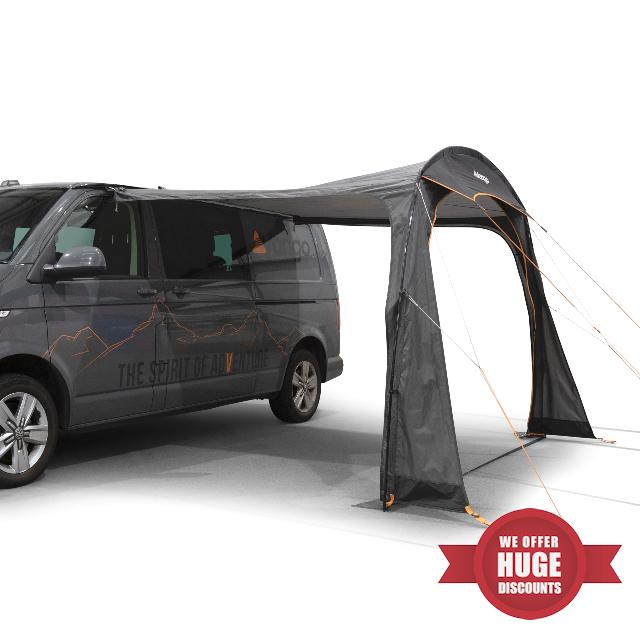 Vango Sunlight Poled Campervan Canopy Awning - With Front & Side Panels Included - Poled Sun Canopy with 75D Sentinel Active Fabric