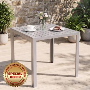 Clevich Weatherproof Garden Table 75x75cm