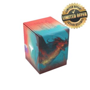 Gamegenic Magic: The Gathering The Hobbit Squire 80+ XL - Arkenstone                                                          Magic The Gathering Officially Licenced Trading Card deck boxes accessory. Featuring the Arkenstone/Smaug Worm of Dread