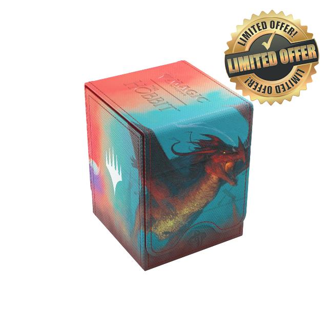 Gamegenic Magic: The Gathering The Hobbit Squire 80+ XL - Arkenstone                                                          Magic The Gathering Officially Licenced Trading Card deck boxes accessory. Featuring the Arkenstone/Smaug Worm of Dread