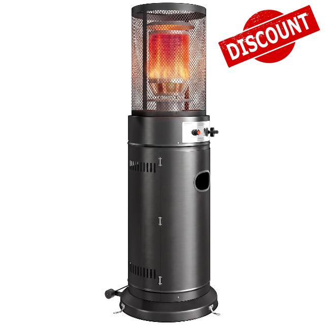 Outsunny 11 kW Gas Patio Heater with Stepless Heat Control