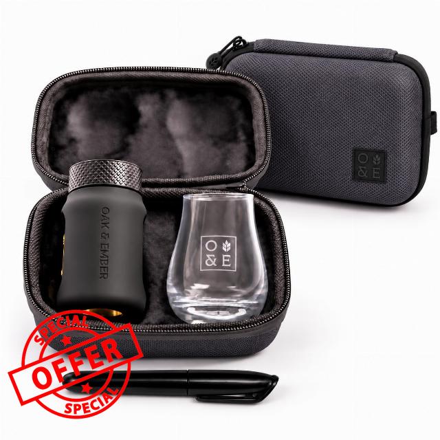Mini Glask Traveller Whisky & Spirit Travel Set