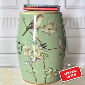 Decorative Ceramic Garden Stool