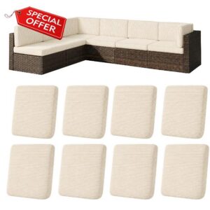 8-Piece Patio Cushion Covers