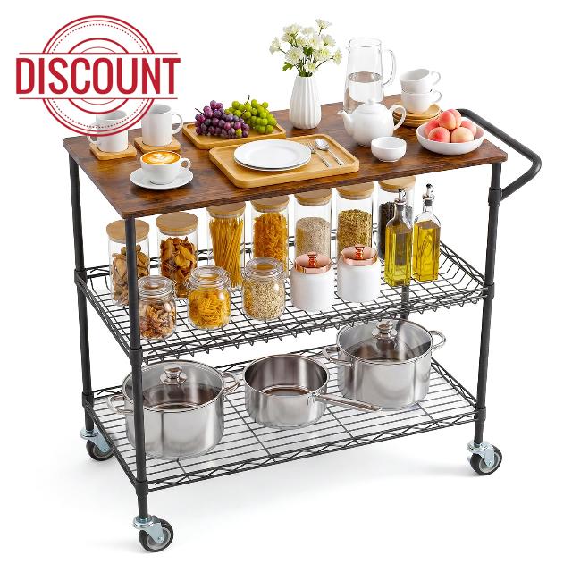 Outdoor Grill Dining Cart