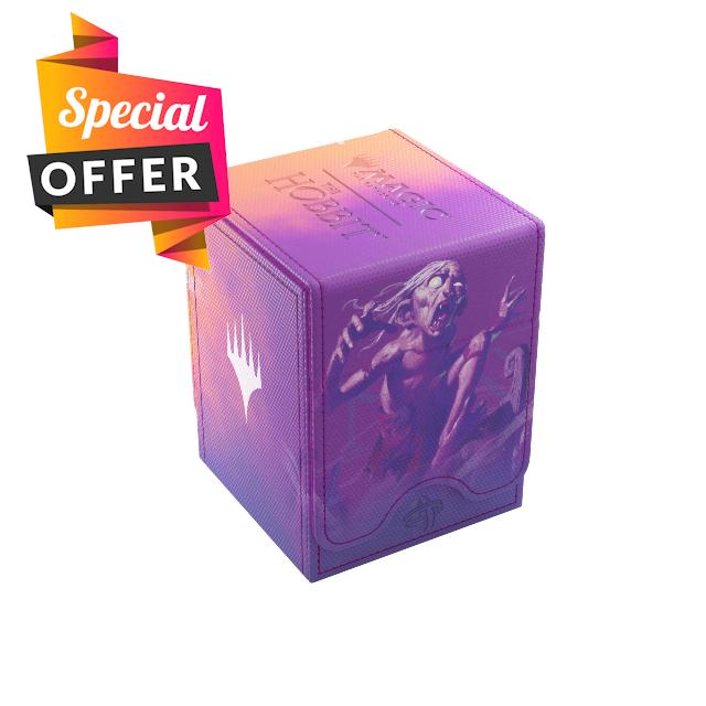 Gamegenic Magic: The Gathering The Hobbit Squire 80+ XL - Gollum                                                          Magic The Gathering Officially Licenced Trading Card deck boxes accessory. Featuring Gollum Riddle Master/The Lonely Mountai