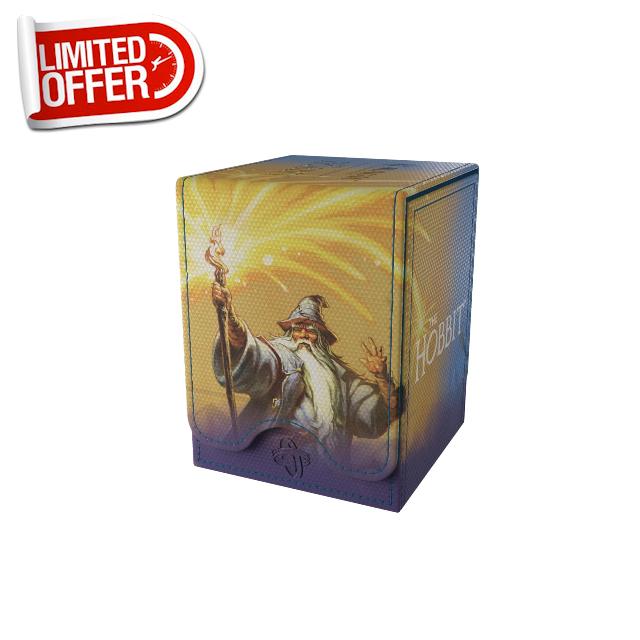 Gamegenic Magic: The Gathering The Hobbit Squire 80+ XL - Gandalf                                                          Magic The Gathering Officially Licenced Trading Card deck boxes accessory - Gandalf Goblin's Bane/The Lord of the Eagles