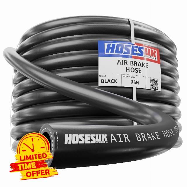 9.5mm (3/8") ID Air Brake & Vacuum Servo Hose BSAU110a SAEJ1402A 5 Metres                                                          HGV