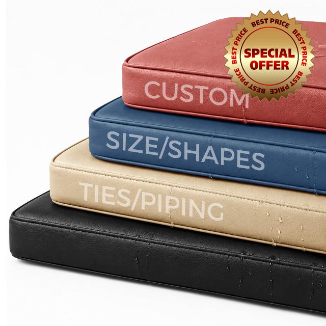 AEHO Custom Size PU Leather Bench Cushion
