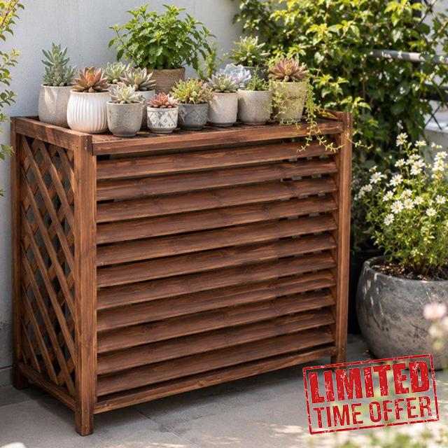 Wooden Air Conditioner Cover