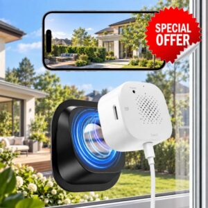 2K 3MP Window Security Camera with Motion Detection Indoor Window Cameras                                                          2.4GHz & 5GHz WiFi