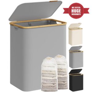 SONGMICS 130L Laundry Basket with Lid