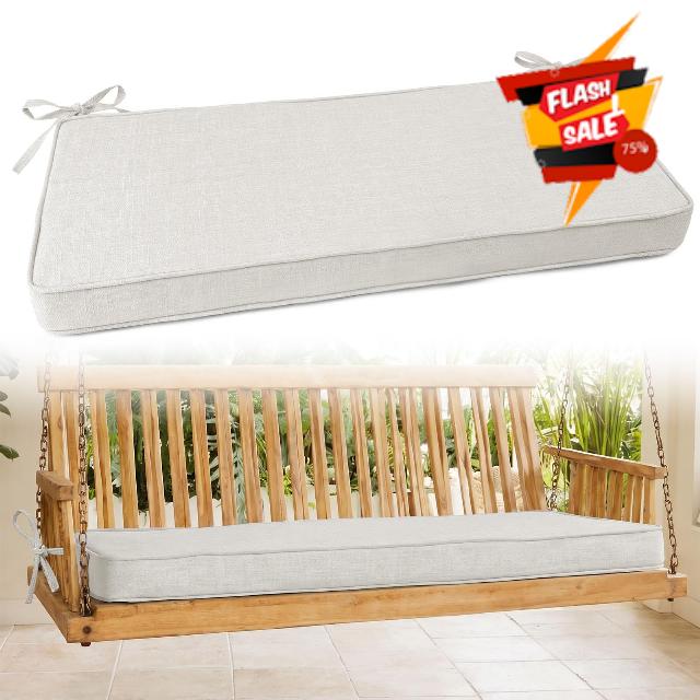 Indoor Linen Bench Cushion 5 cm Thick 95x40cm