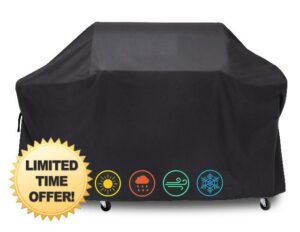 ZJYWSCH Protective Cover for Traeger Timberline XL TBB01RLG - Winter Cover - Waterproof - Long Length - BAC639 600D
