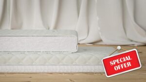Viculii Subtle Aloe Vera 3D Comfort ECO Fibre Cot Mattress (120x60cm cot)                                                          Hypoallergenic & Breathable | 100x50cm or 120x60cm or 140x70cm