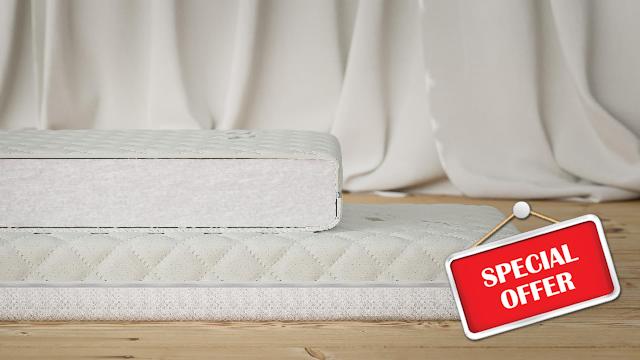 Viculii Subtle Aloe Vera 3D Comfort ECO Fibre Cot Mattress (120x60cm cot)                                                          Hypoallergenic & Breathable | 100x50cm or 120x60cm or 140x70cm