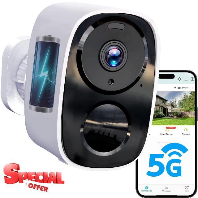 HITELLARCAM 2K Wireless Security Camera Outdoor