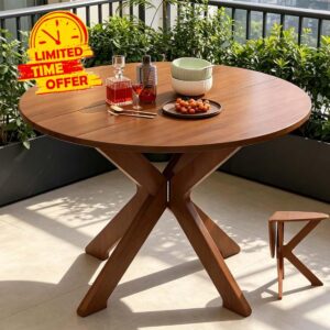 Round Extendable Dining Room Table