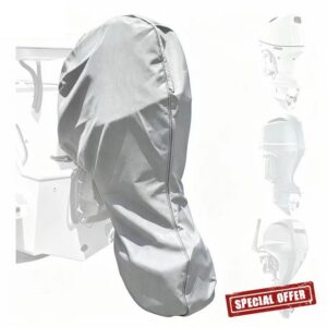 Outboard Motor Cover for Suzuki DF200 200HP                                                          Heavy‑duty marine grade fabric; guards against rain dust; tear resistant anti‑aging; simple fitting removal