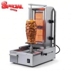 2 Burner LPG Doner Kebab Machine for Commercial Catering