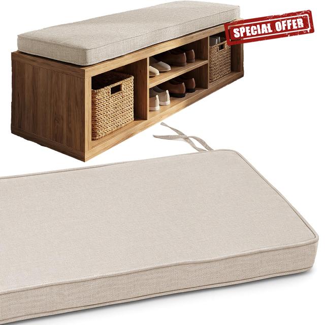Linen Bench Seat Cushion