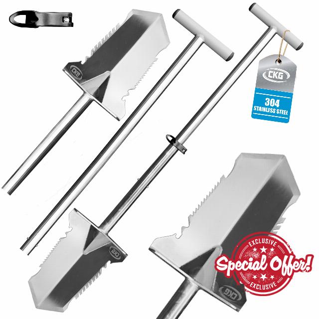 CKG Adjustable Shovel for Metal Detecting New                                                          Adjustable Length