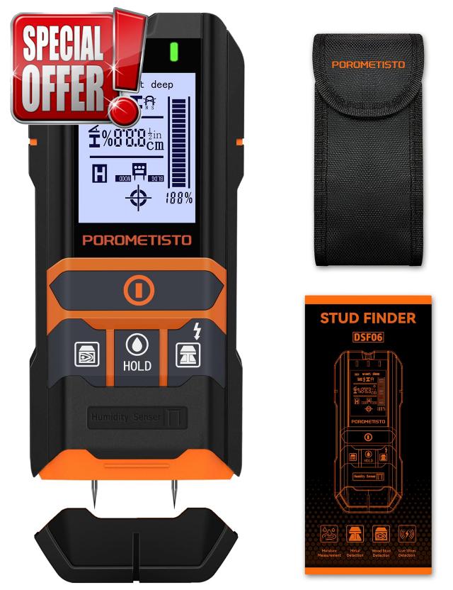 2-in-1 Moisture Meter & Stud Finder