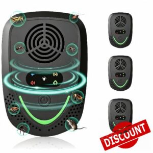 4‑Pack Ultrasonic Pest Repeller – 4 Modes