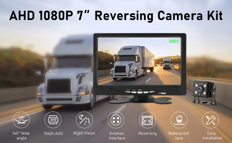 AHD 1080P Rversing Camera Kit