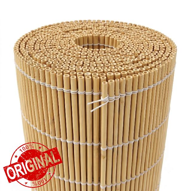 Natural Peeled Banboo Screening Roll for Garden Privacy