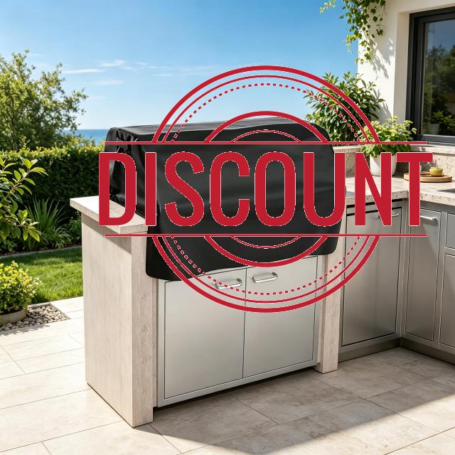Built-In Grill Cover for Beefeater 1200E 4 Burner Built-in 2015-pr                                                          Protective fabric shell with practical fastening