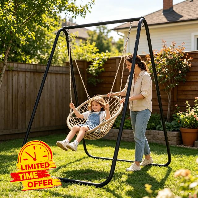 Hammock Chair Stand A-Frame 100kg Heavy Duty Swing Stand                                                          Hammock Stand A-Frame