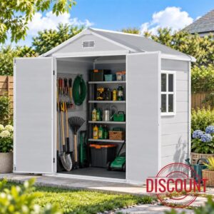 Aoxun 6x4 FT Outdoor Storage Shed