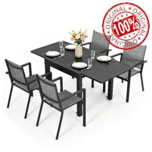 Avestar Outdoor 5-Piece Aluminium Dining Set