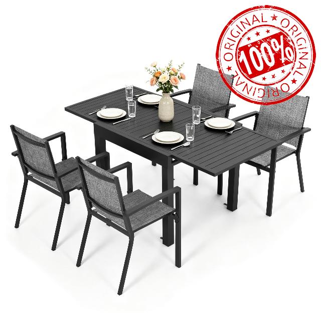 Avestar Outdoor 5-Piece Aluminium Dining Set
