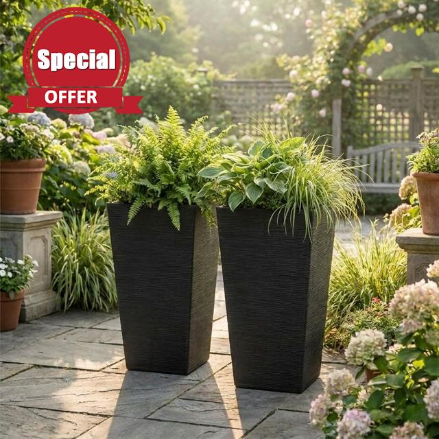Nicoman 43.1L Tall Square Planter Pot