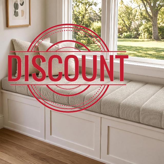 Bench Cushion 5cm Thick Indoor