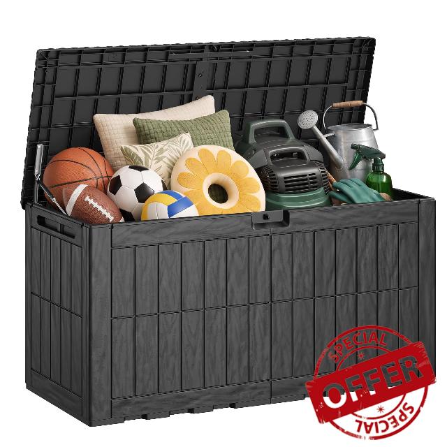 SONGMICS Garden Storage Box