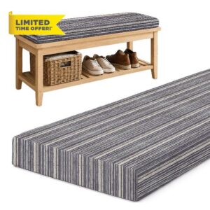 Bench Cushion Supportive Chair Cushion Non-Slip Bench Seat Cushion                                                          Water-Repellent