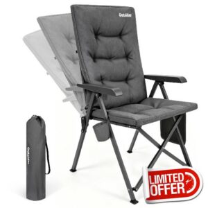 OUTSIDER High Back Folding Reclining Camping Chair for Adults                                                          600D Oxford Fabric